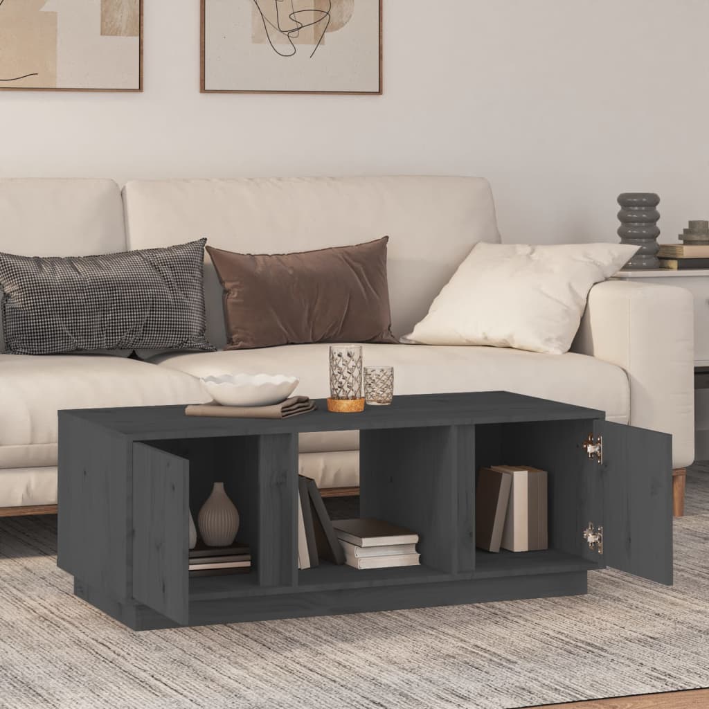 Couchtisch 110x50x40 cm Massivholz Kiefer