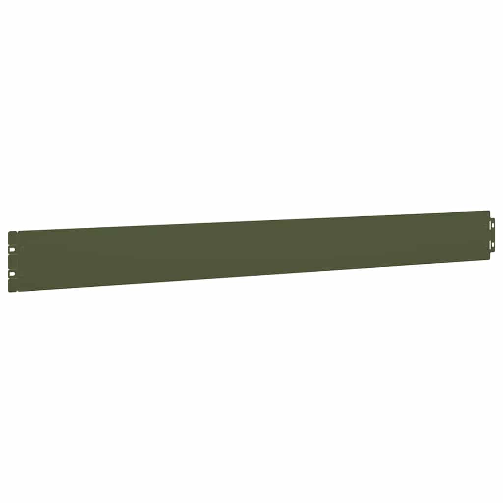 Raseneinfassung 10 pcs 10 x 103 cm Wetterfeststahl Rostig