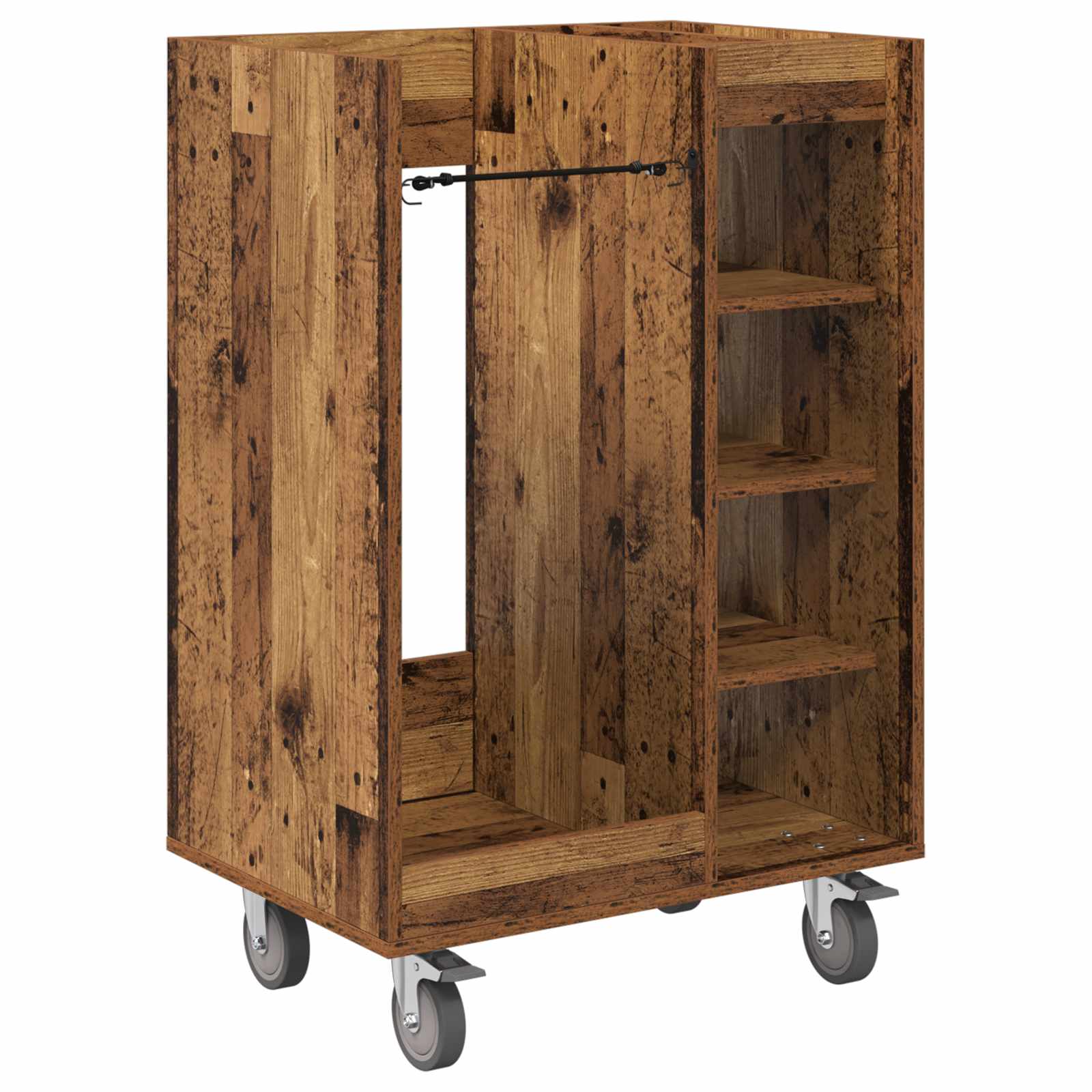 Golf Schrank Mit Rad Uni Weiß 65 x 45 x 98 cm