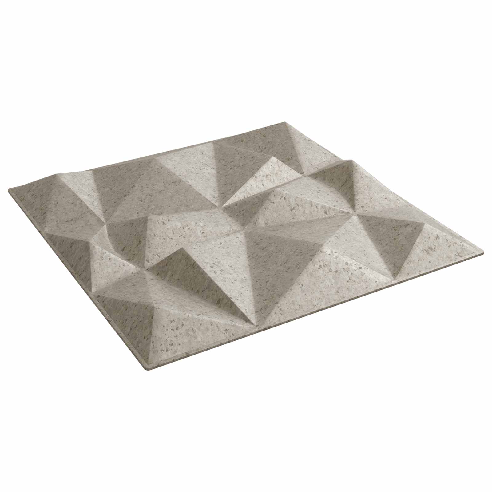 Wandpaneele 12 pcs Diamant Weiß 50 x 50 cm XPS Schaum