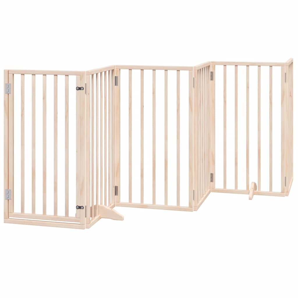 Hundegitter Faltbar 3 Paneele 150 cm Pappelholz