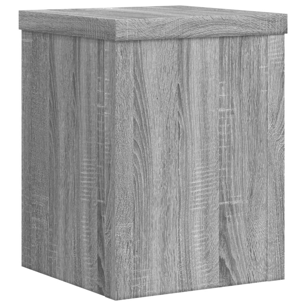Pflanzenständer 2 Stk. Weiß 33x33x100 cm Holzwerkstoff