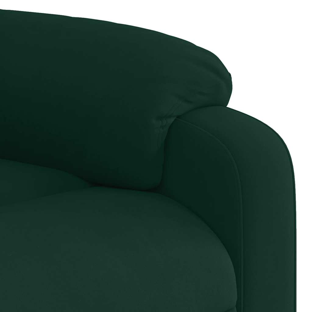 Massage-Relaxsessel, hellgrauer Samt