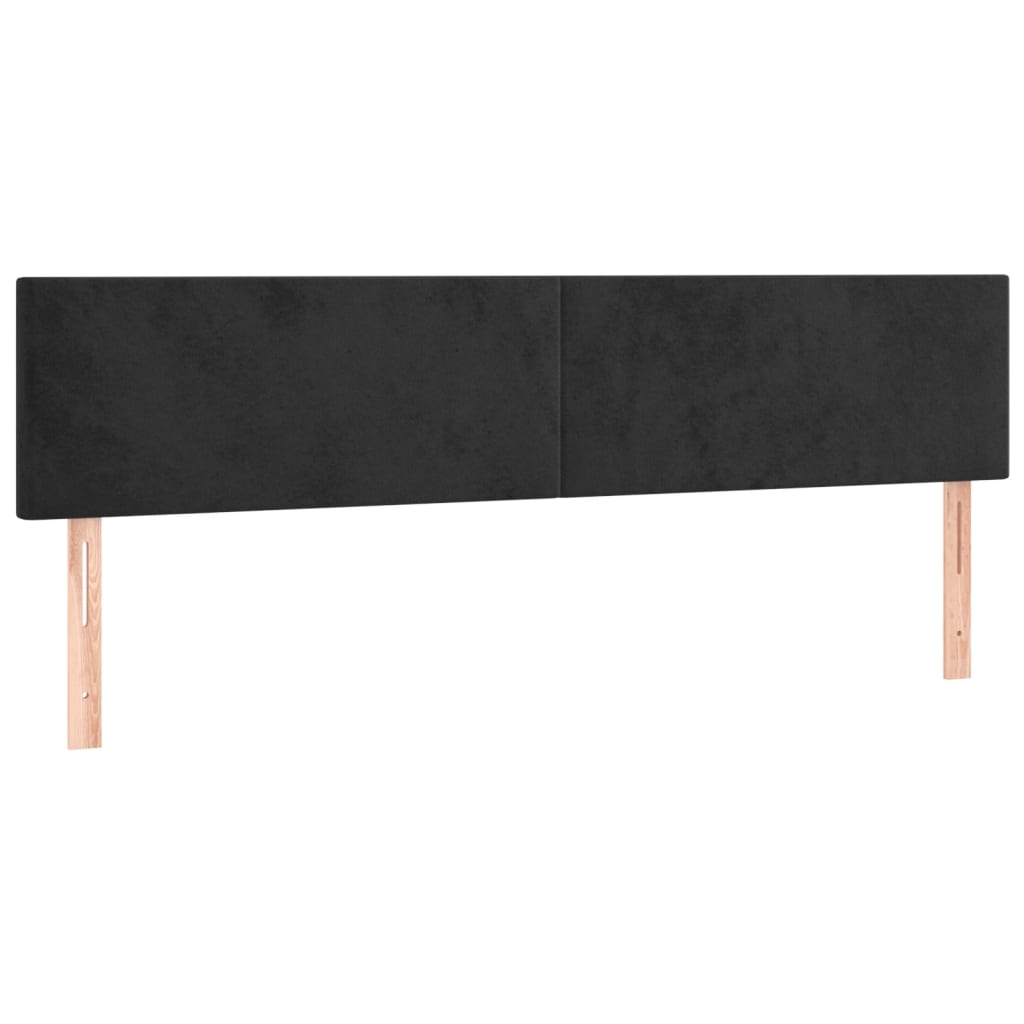 Kopfteil Hellgrau 80x5x118/128 cm Samt
