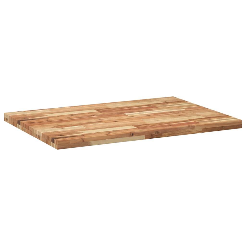Schreibtischplatte Unbehandelt 60x50x2 cm Massivholz Akazie