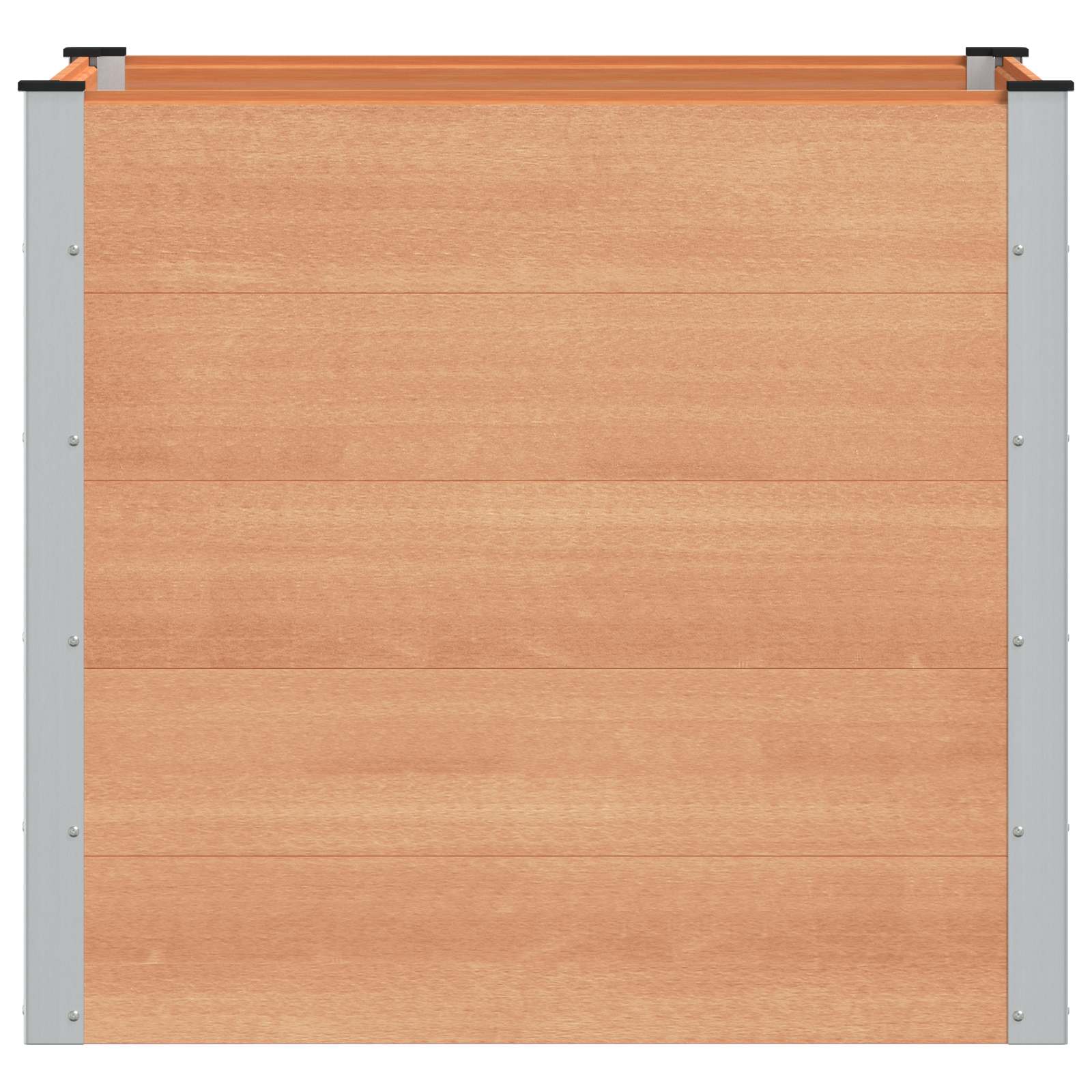 Garten-Hochbeet 200x50x54 cm WPC Grau