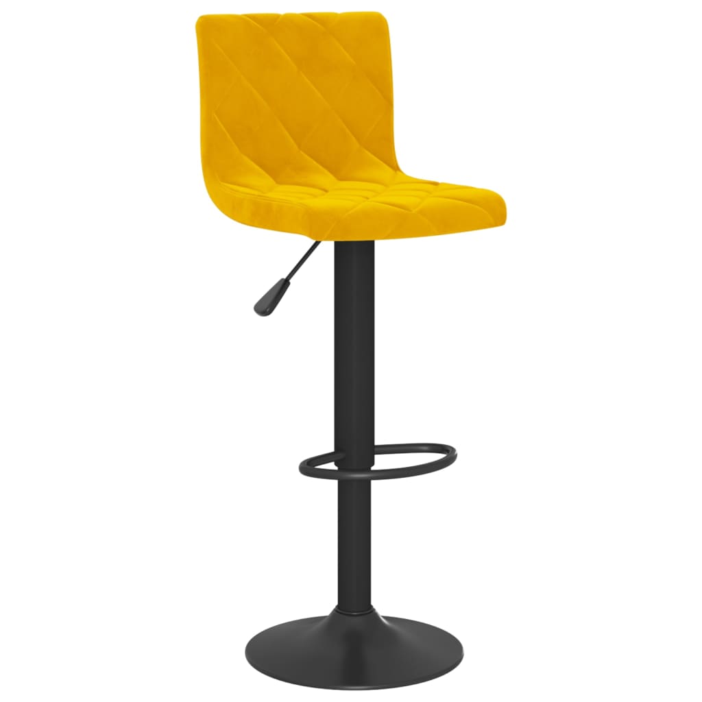 Barhocker 2 Stk. Creme Samt