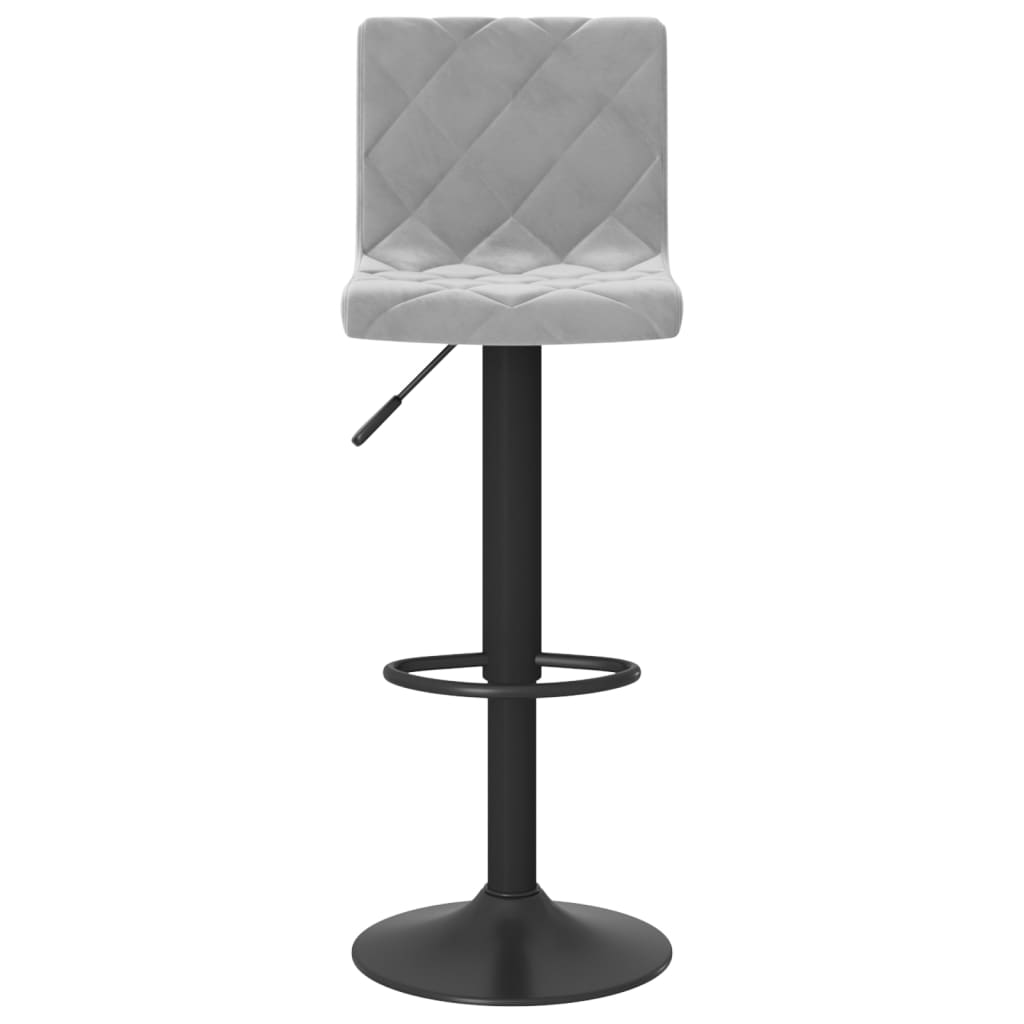 Barhocker 2 Stk. Creme Samt