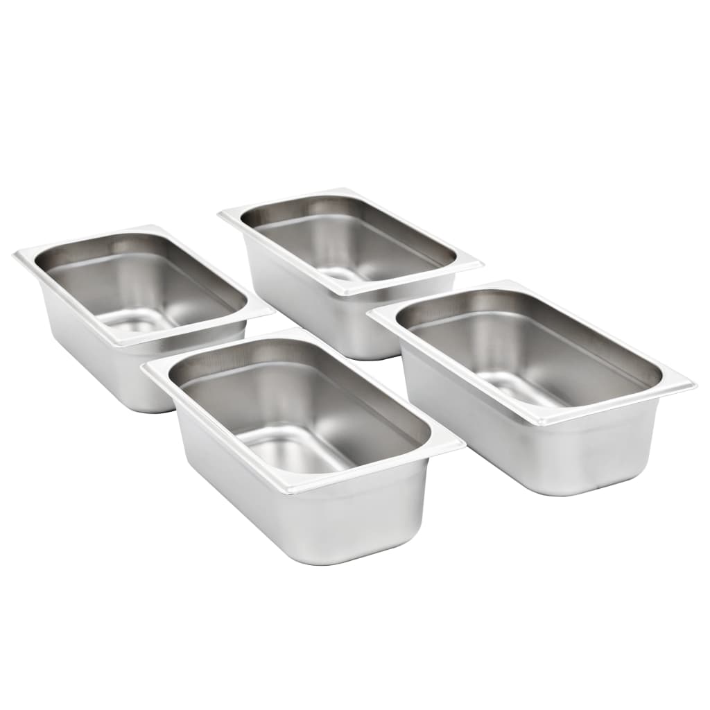 Gastronormbehälter 12 Stk. GN 1/3 20 mm Edelstahl