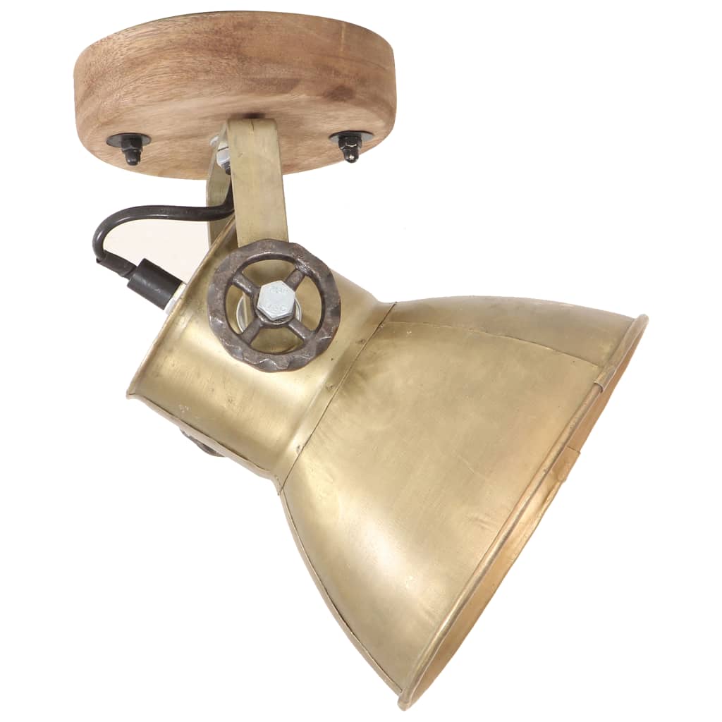 Wandlampe Industriestil Silbern 45x25 cm E27
