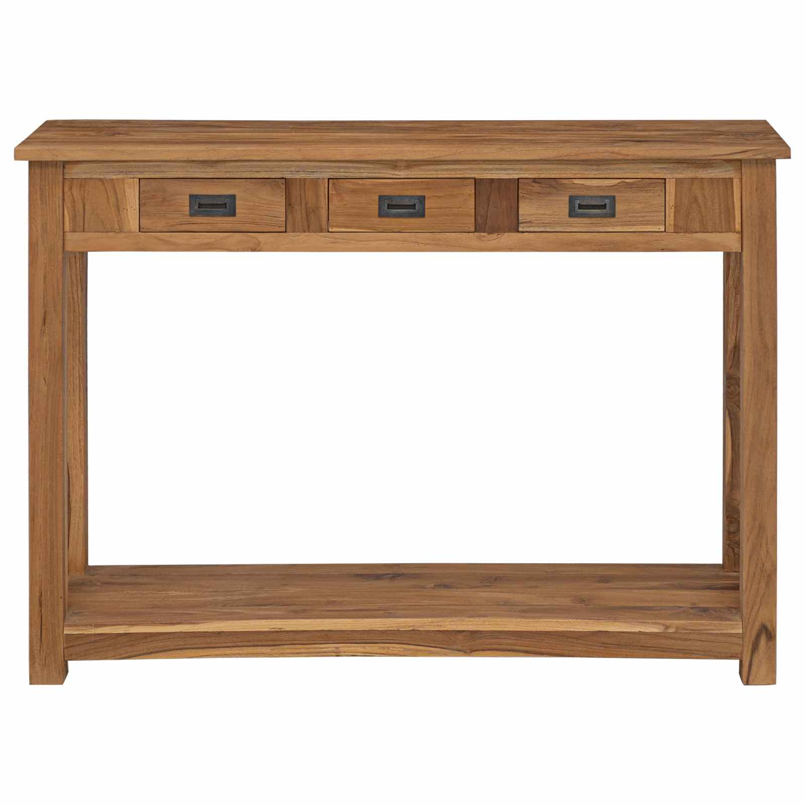 Konsolentisch Natur 90 x 30 x 80 cm Massivholz Teak