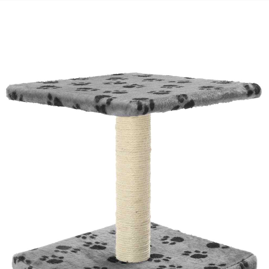 Katzen-Kratzbaum Sisal 55 cm Grau