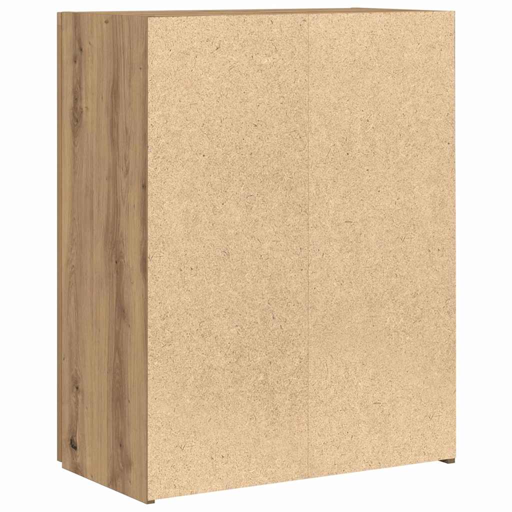 Aktenschrank Weiß 60x32x153 cm Holzwerkstoff