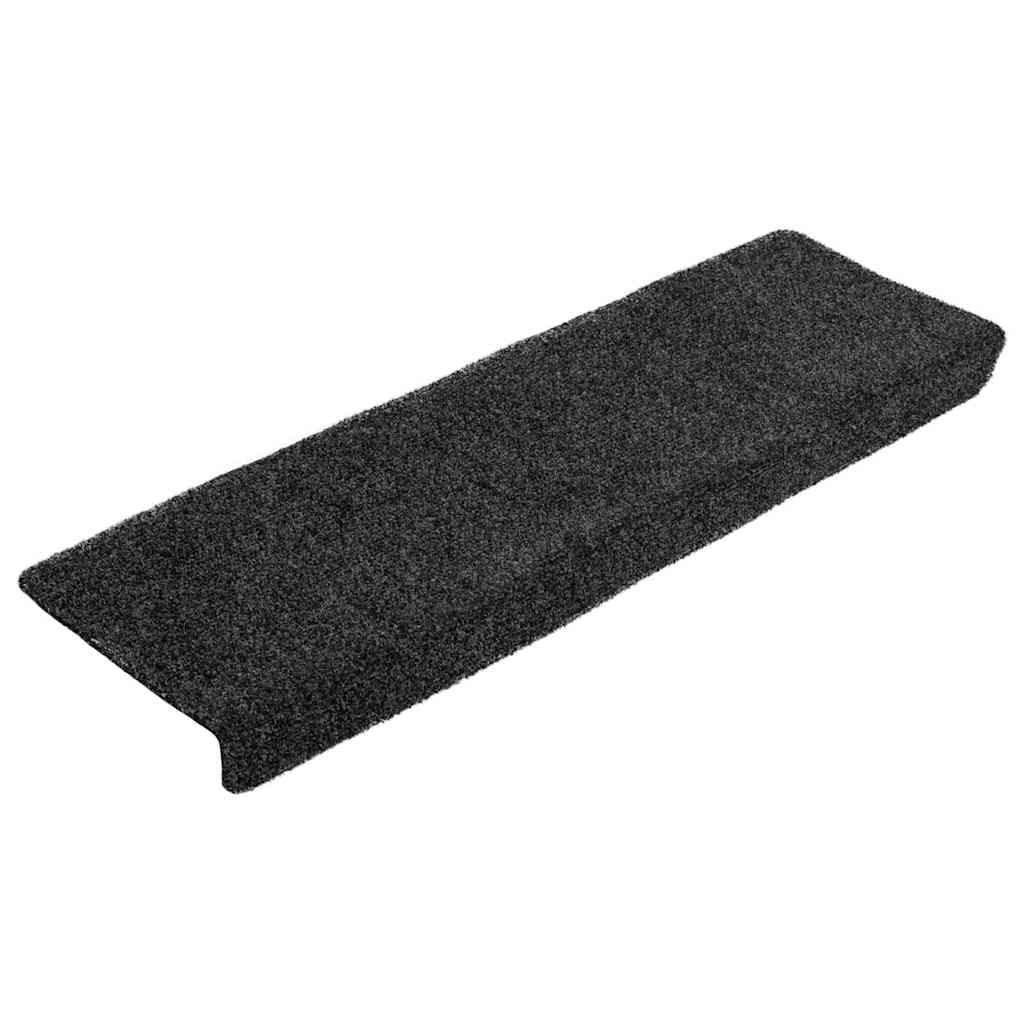 Stufenmatten Selbstklebend 15 Stk. 65x21x4 cm Hellbraun Rechteckiger Rand