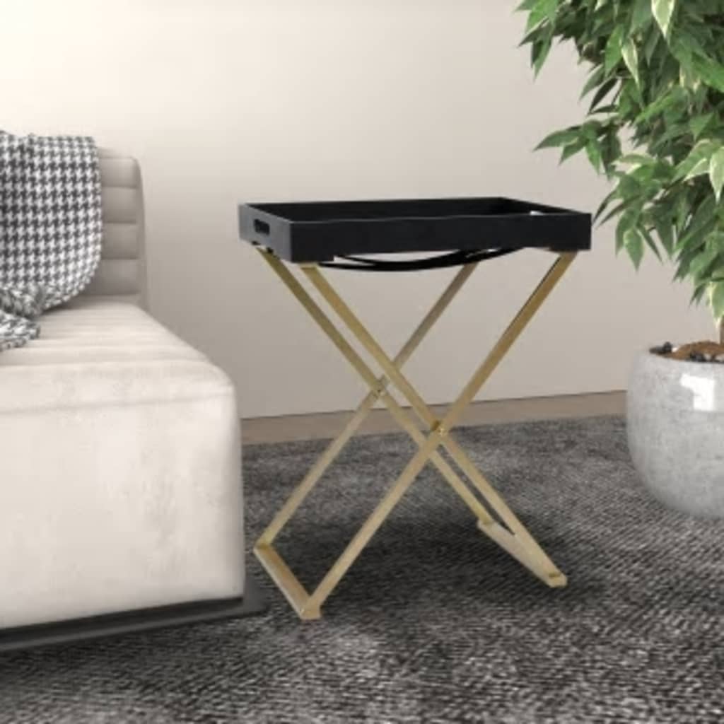 Klapptisch Schwarz 48x34x61 cm MDF