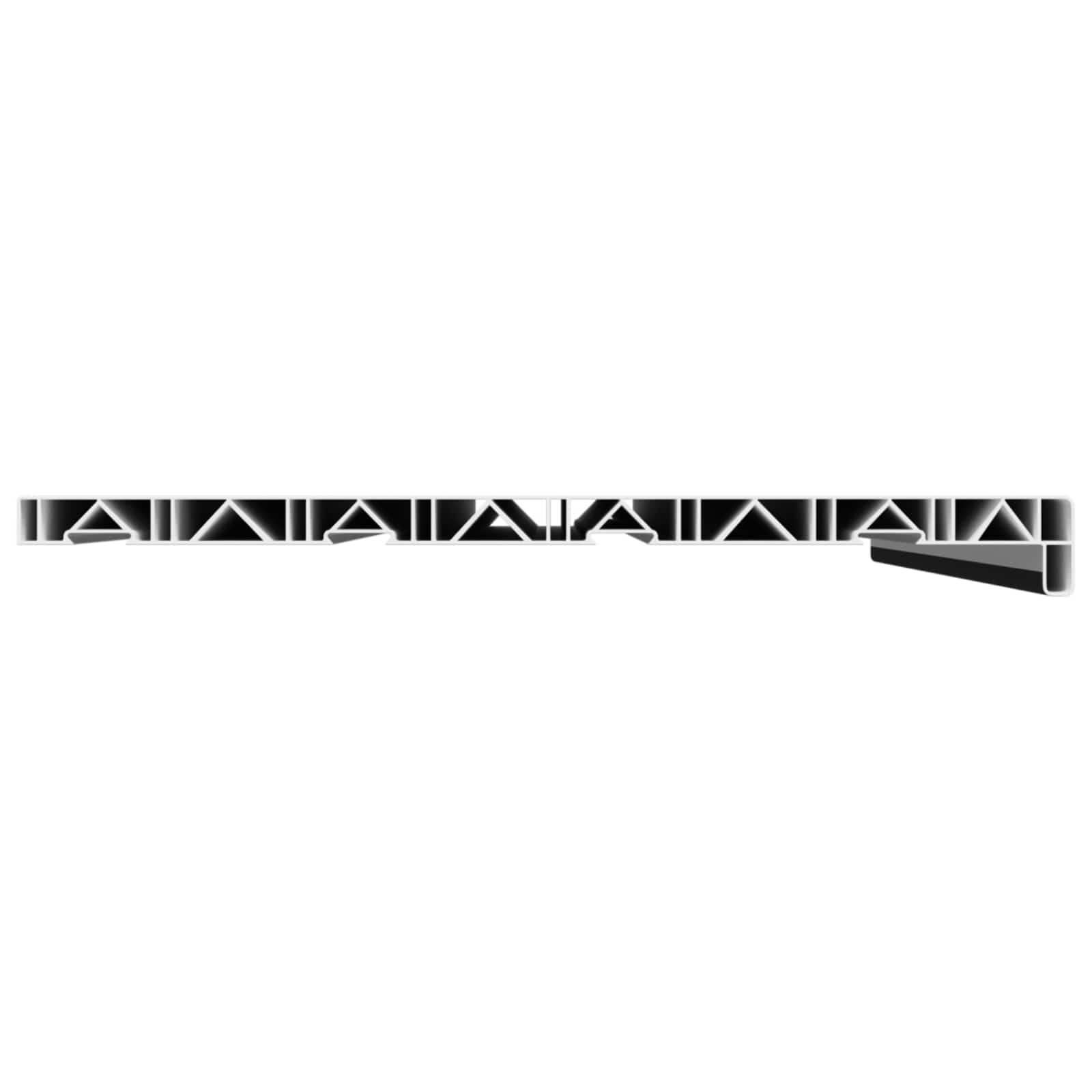 Fensterbank Weiß 60 x 10 x 4,5 cm PVC