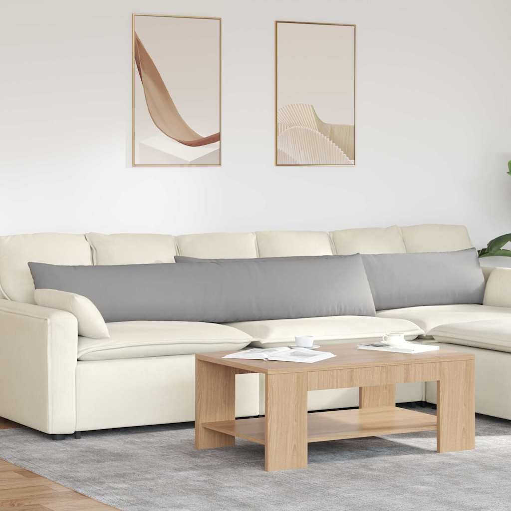 Sofakissen 2 pcs Hellgrau 50 x 30 cm Stoff