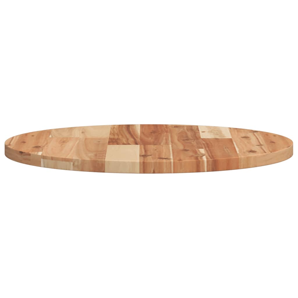 Tischplatte Rund Ø40x2 cm Massivholz Akazie