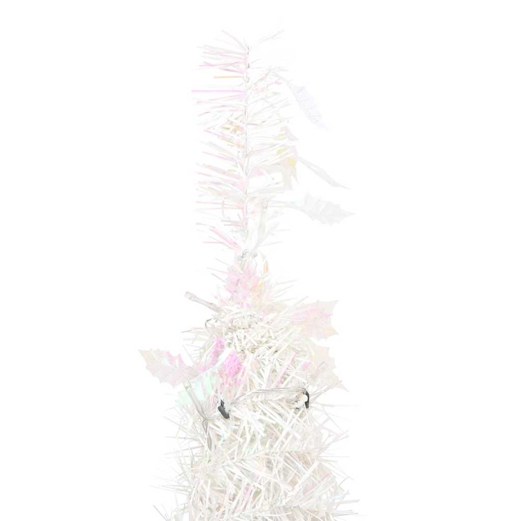 Pop-Up-Weihnachtsbaum Künstlich 50 LEDs Weiß 120 cm