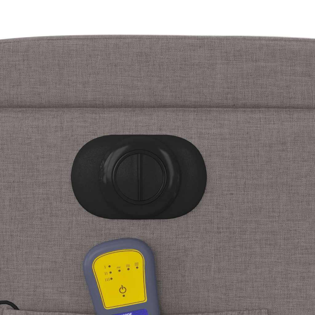 Relaxsessel Elektrisch Hellgrau Stoff