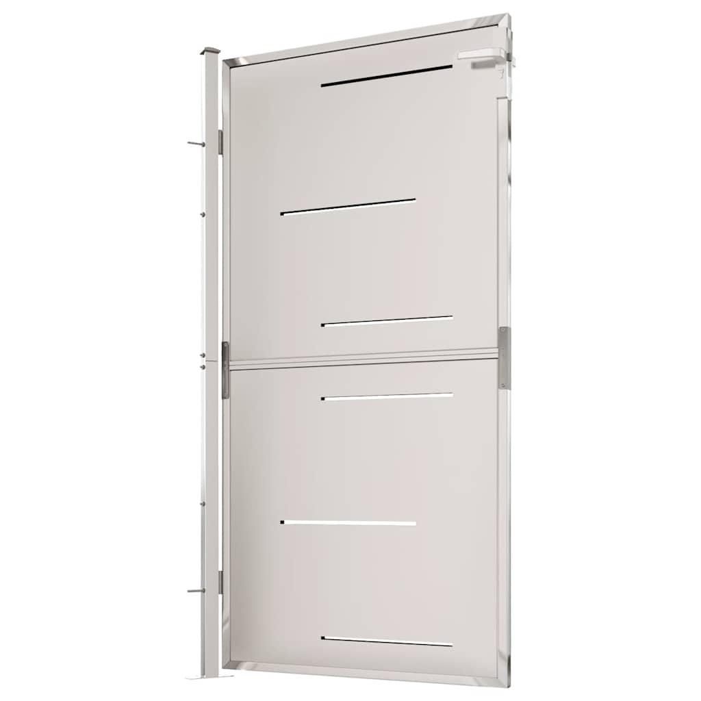 Gartentor 100 x 95 cm Edelstahl