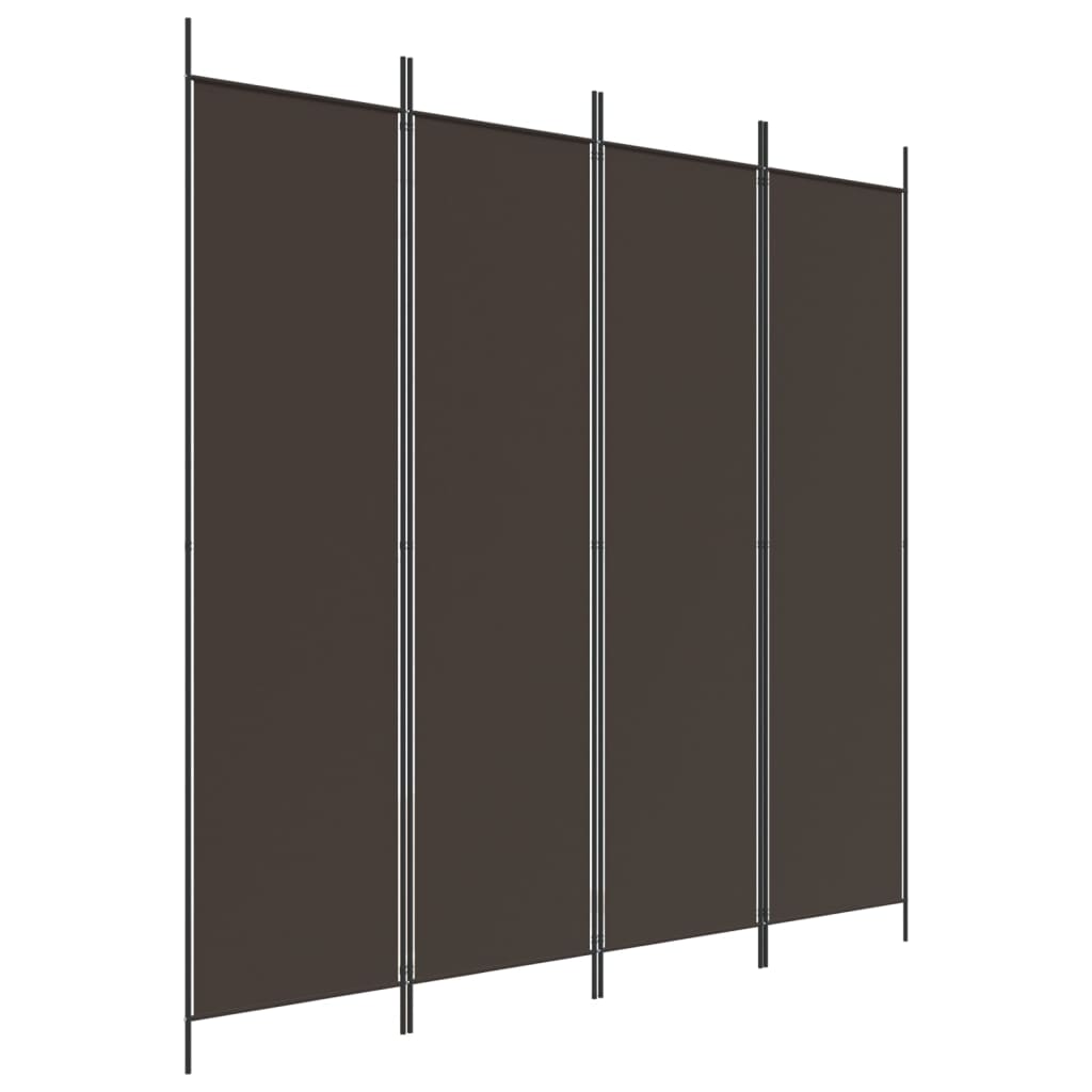 3-tlg. Paravent Schwarz 150x200 cm Stoff