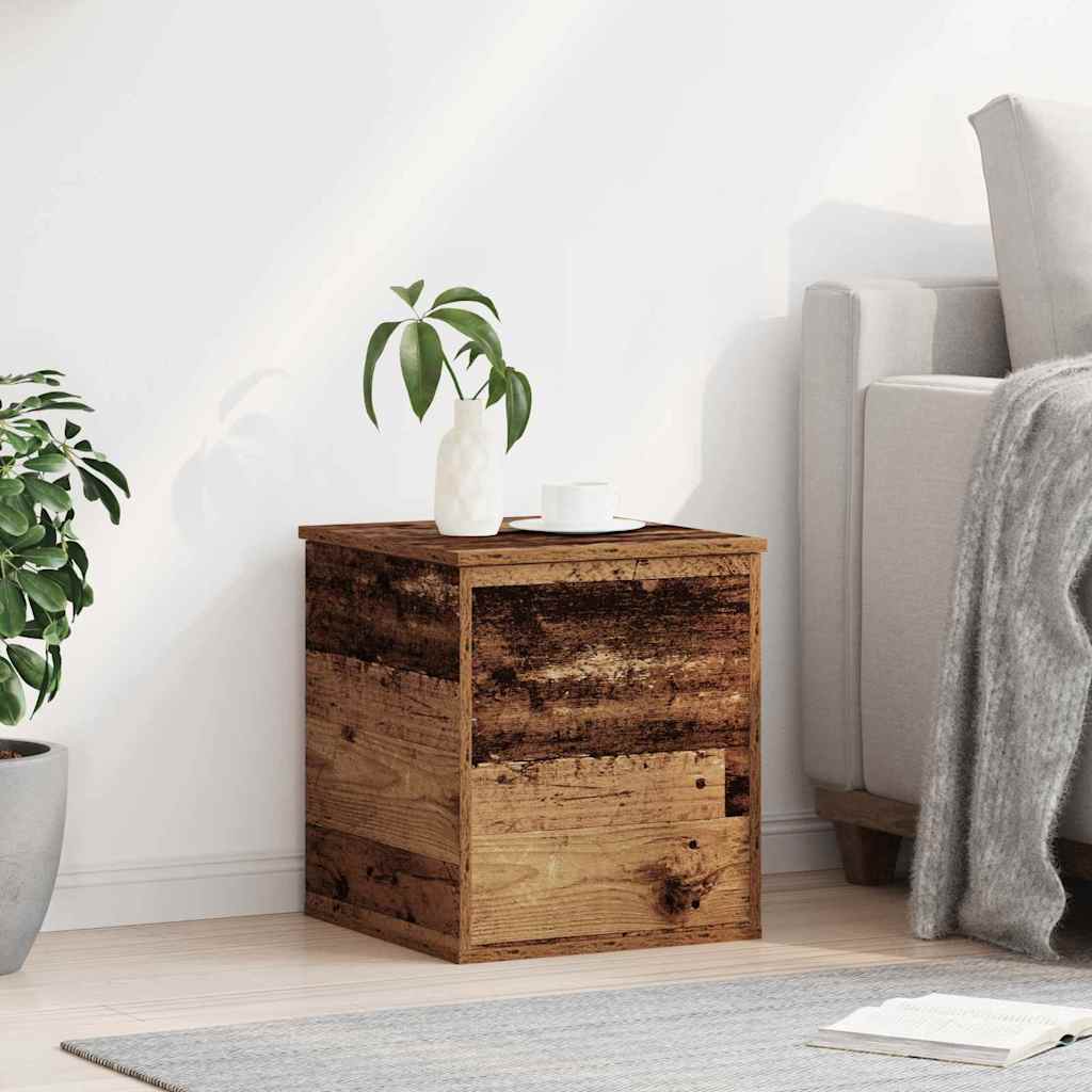 Aufbewahrungstruhe Weiß 84x42x46 cm Holzwerkstoff
