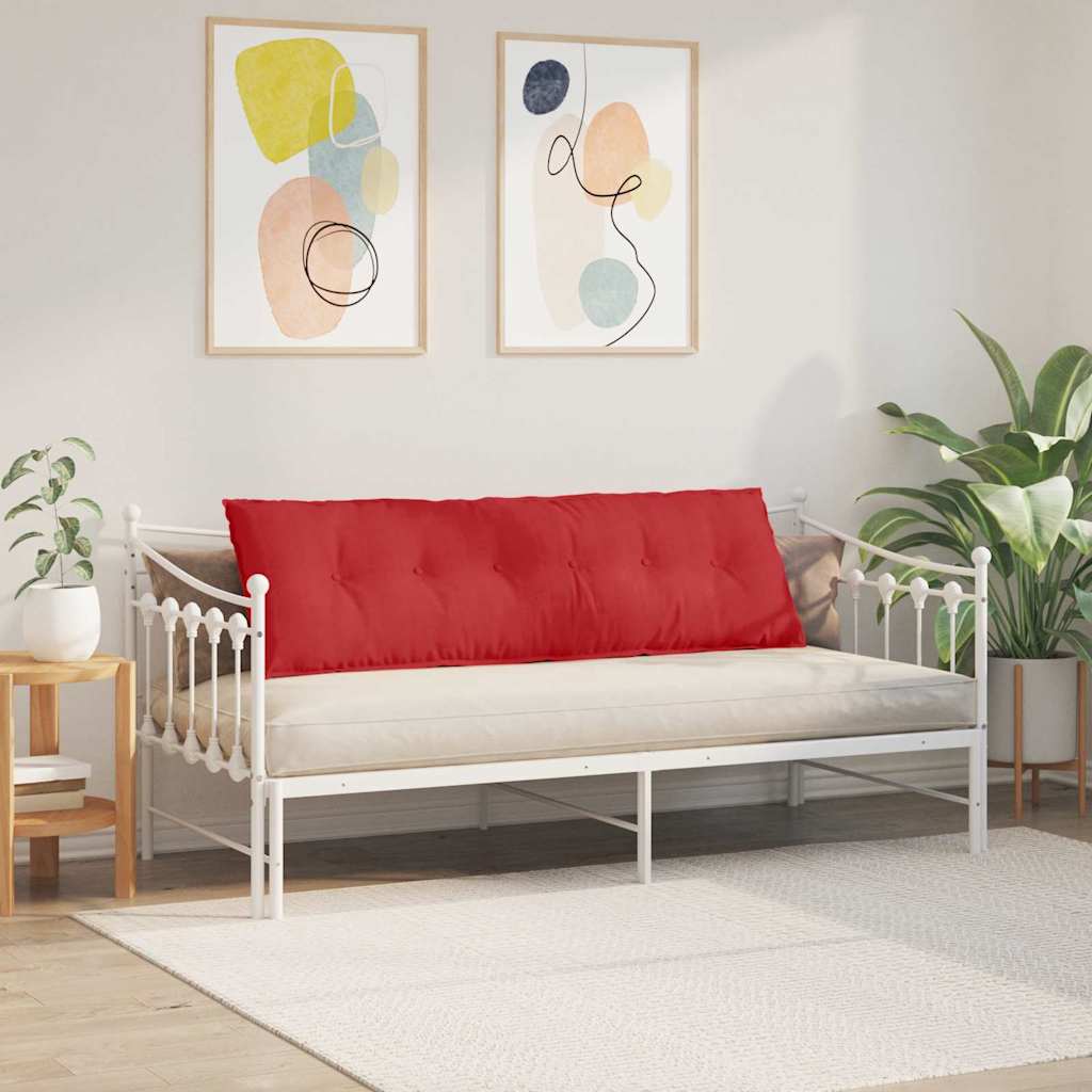 Rückenkissen Hellgrau 50 x 19 x 45 cm Stoff