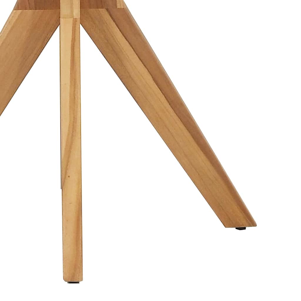 Beistelltisch Braun 40 x 40 x 41 cm Massivholz Teak
