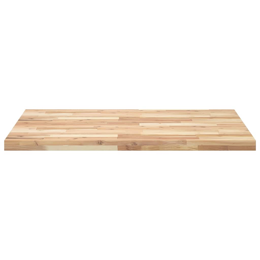Tischplatte Rechteckig 60x50x2 cm Massivholz Akazie