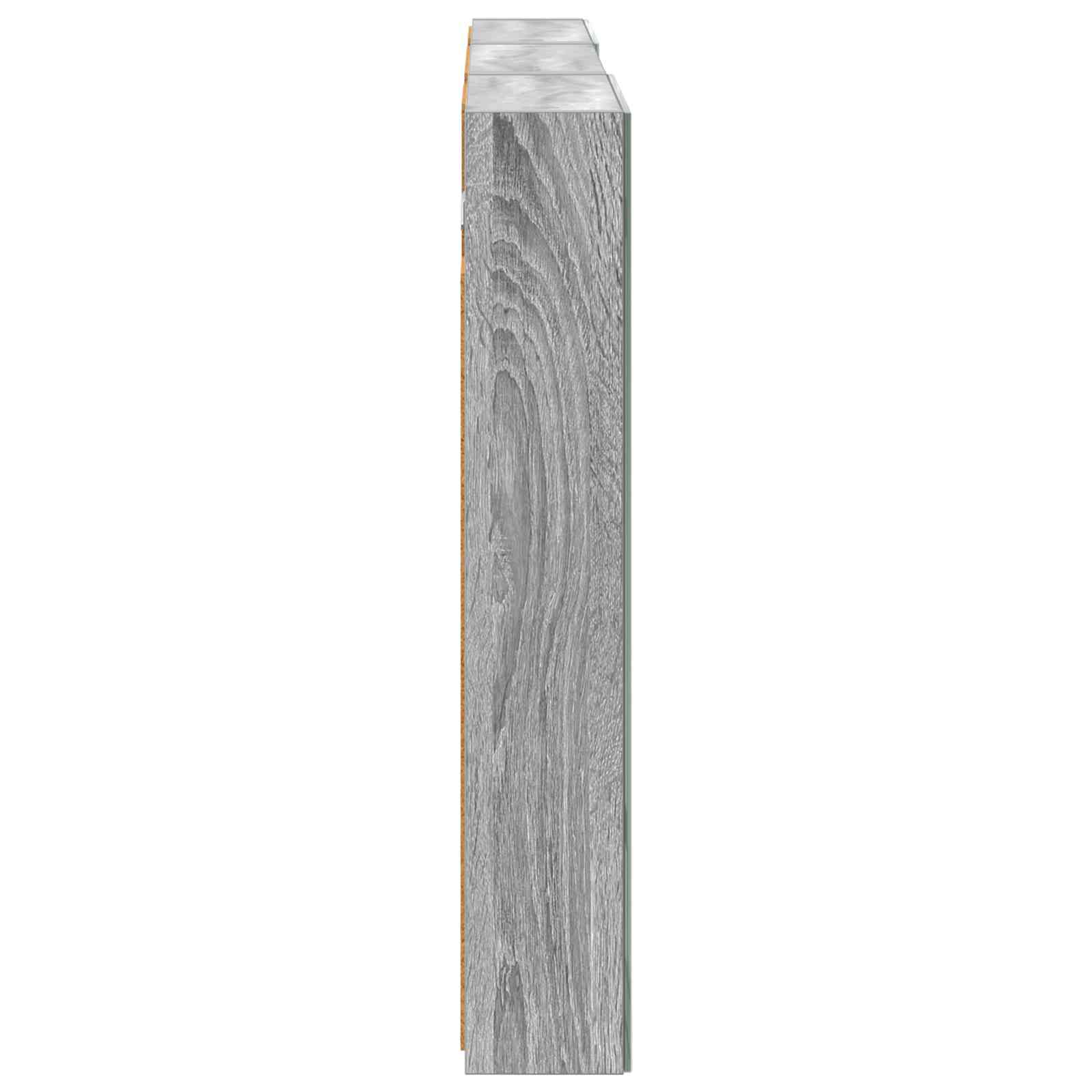 Badezimmerschrank-Set 3 pcs 80 x 10,5 x 50 cm Holzwerkstoff