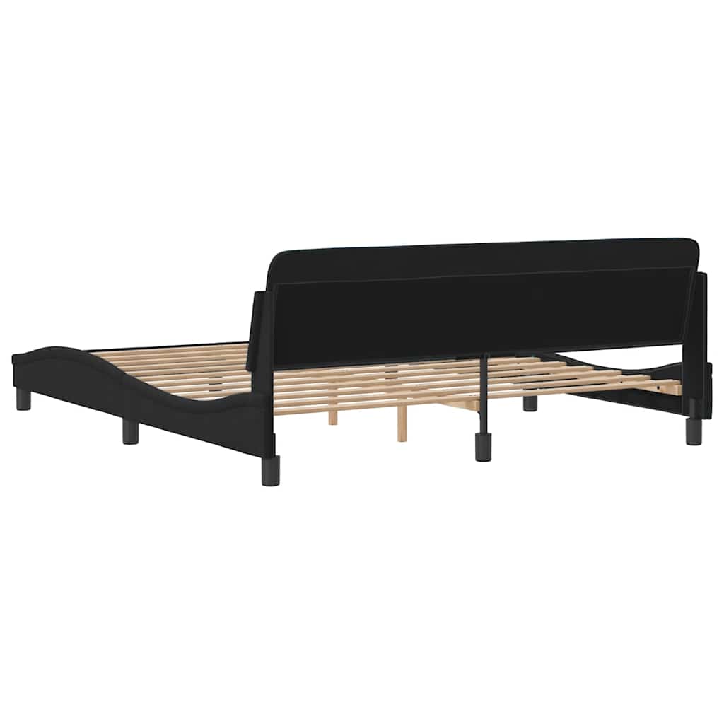 Bettgestell Dover Dunkelgrau 90x190 cm Samt