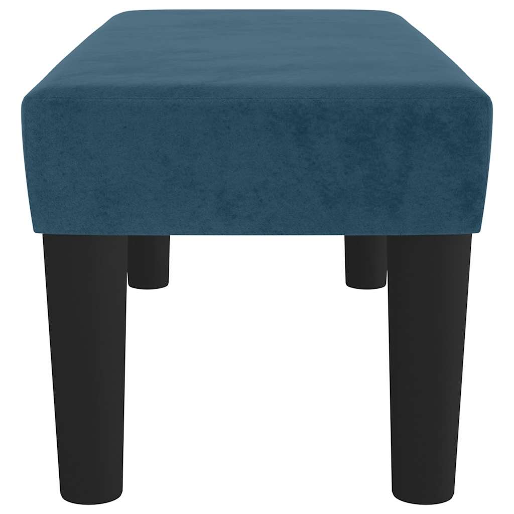 Sitzbank Hellgrau 70x30x30 cm Samt