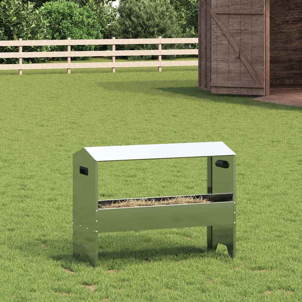 Futtertröge für Nutztiere Schwarz 79 x 35 x 62 cm