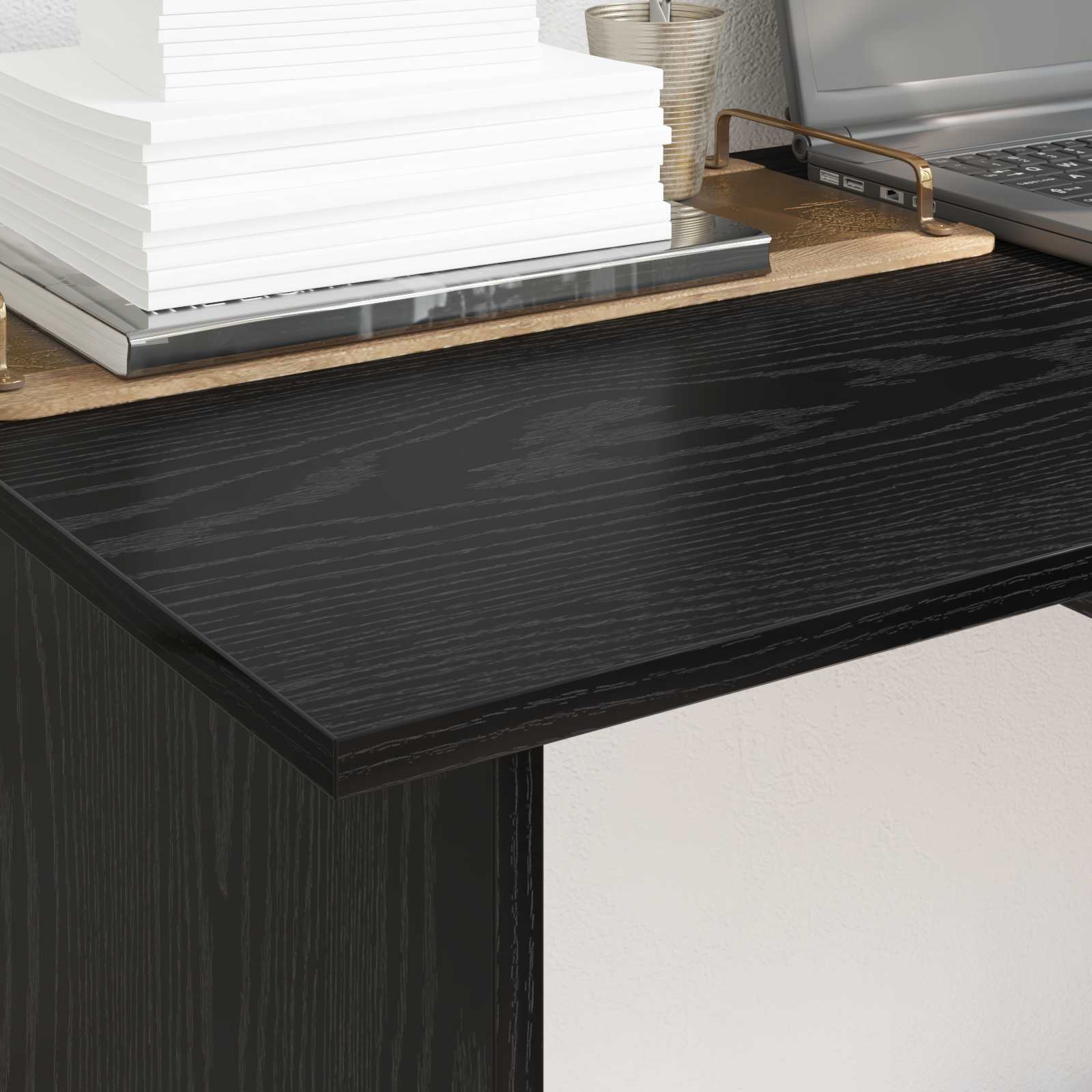 Schreibtisch Weiß 100x50x76 cm Holzwerkstoff