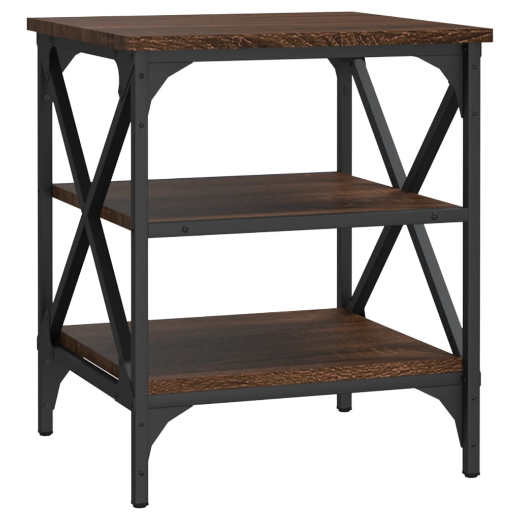 Beistelltisch Schwarz 40x42x50 cm Holzwerkstoff