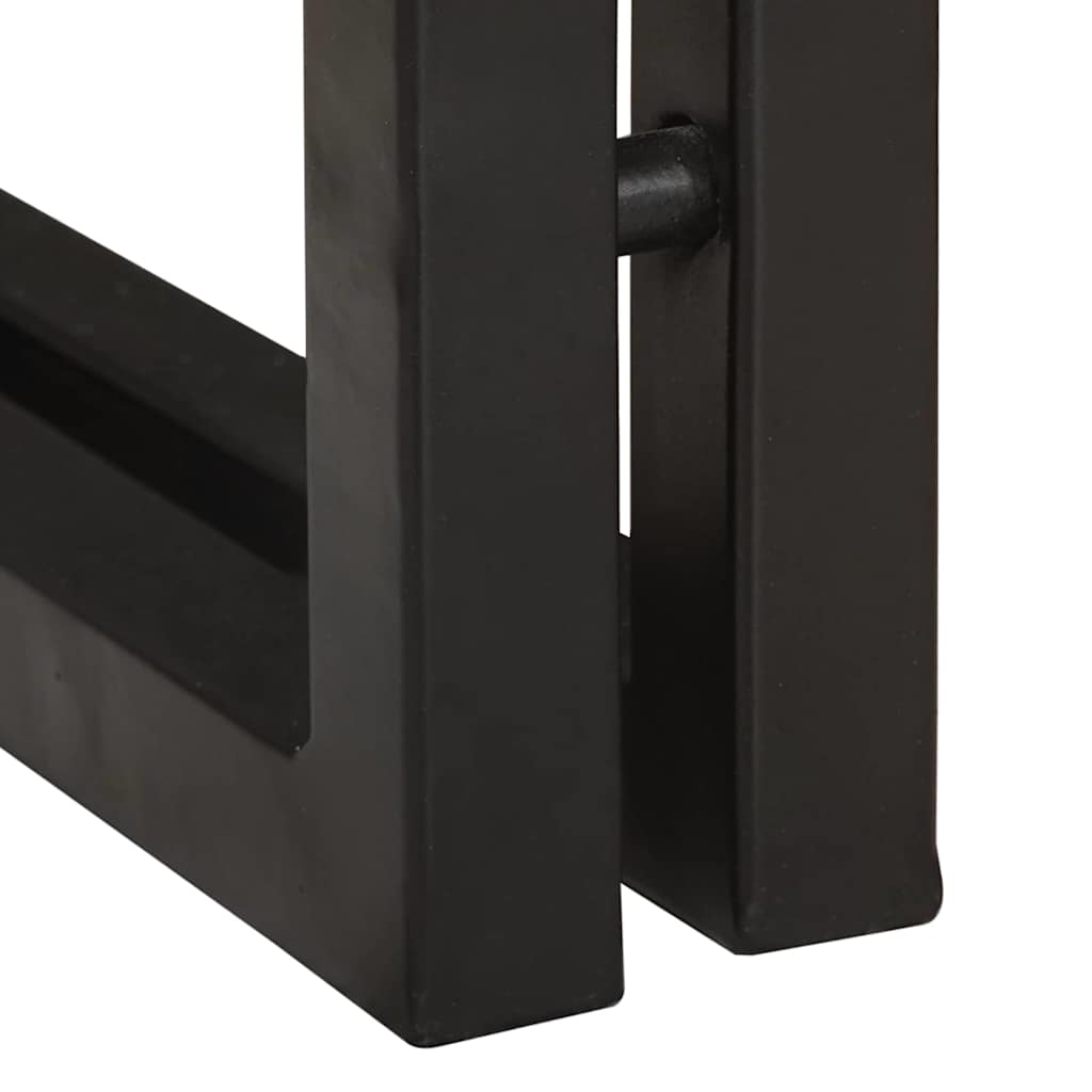 Beistelltisch mit Schubladen 40 x 40 x 50 cm Massivholz Mango