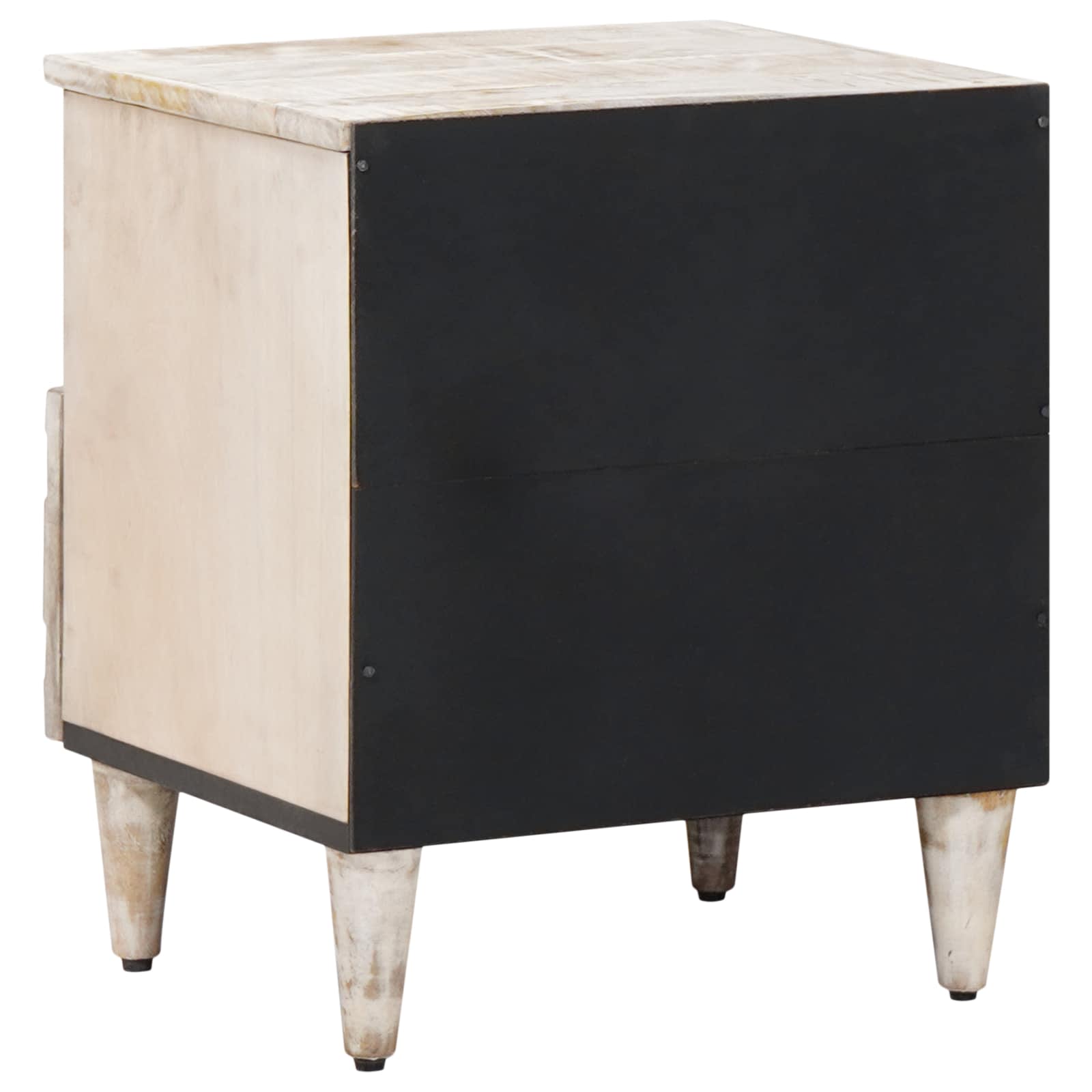 Bettkasten Braun 40 x 33 x 46 cm Massivholz Mango