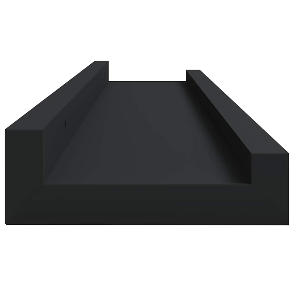 Bilderleisten 2 Stk. Weiß 80x9x3 cm MDF