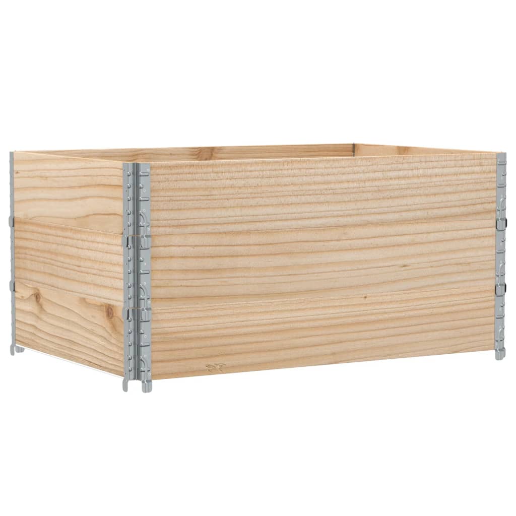 Pflanzkasten Grau 150x100 cm Massivholz Kiefer