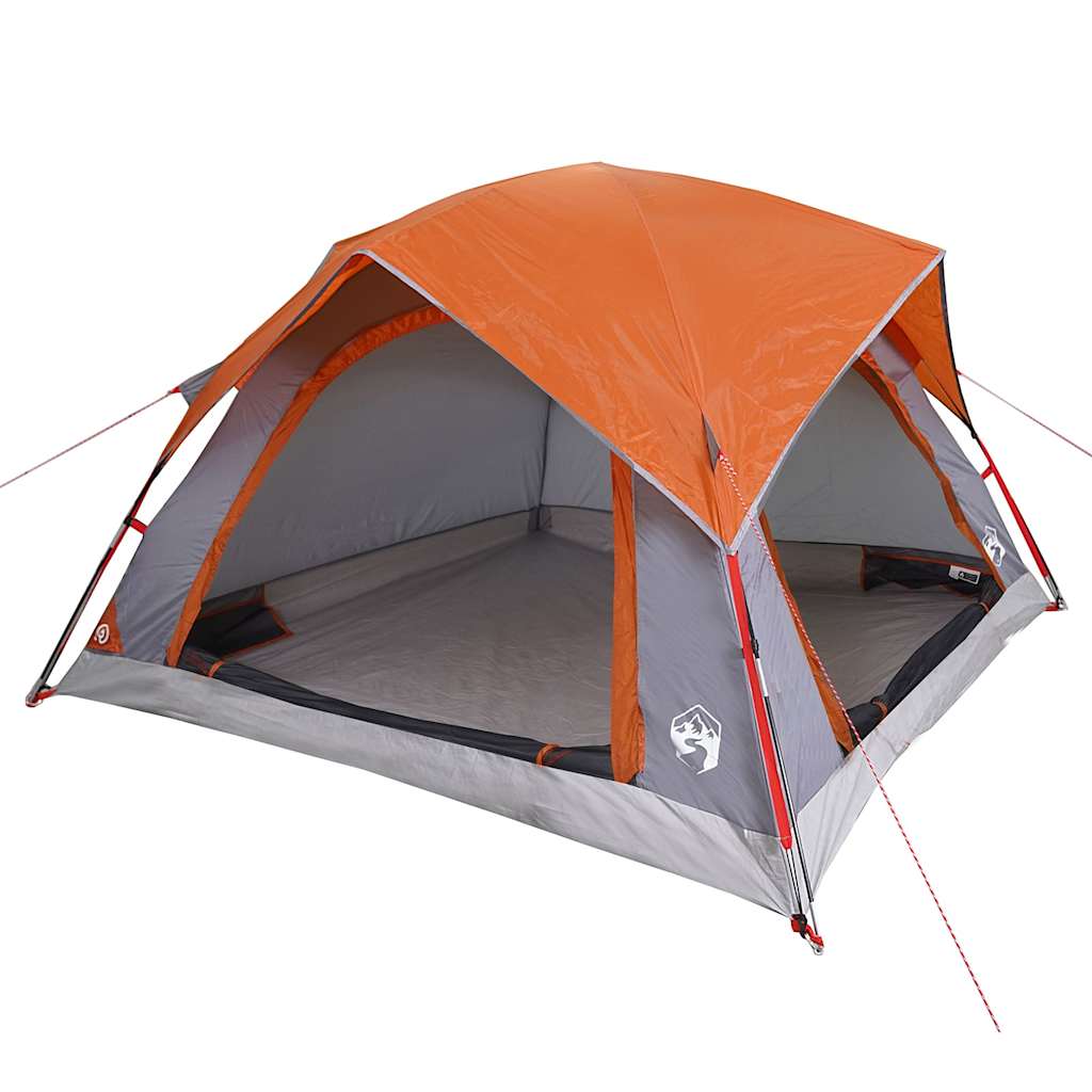 Campingzelt 4 Personen Grün Wasserdicht