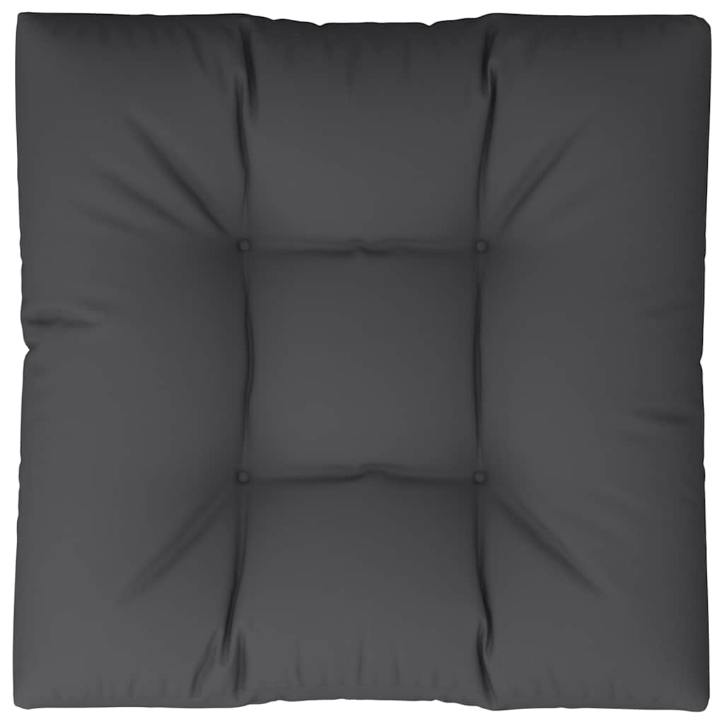 Palettenkissen Anthrazit 50x50x12 cm Stoff