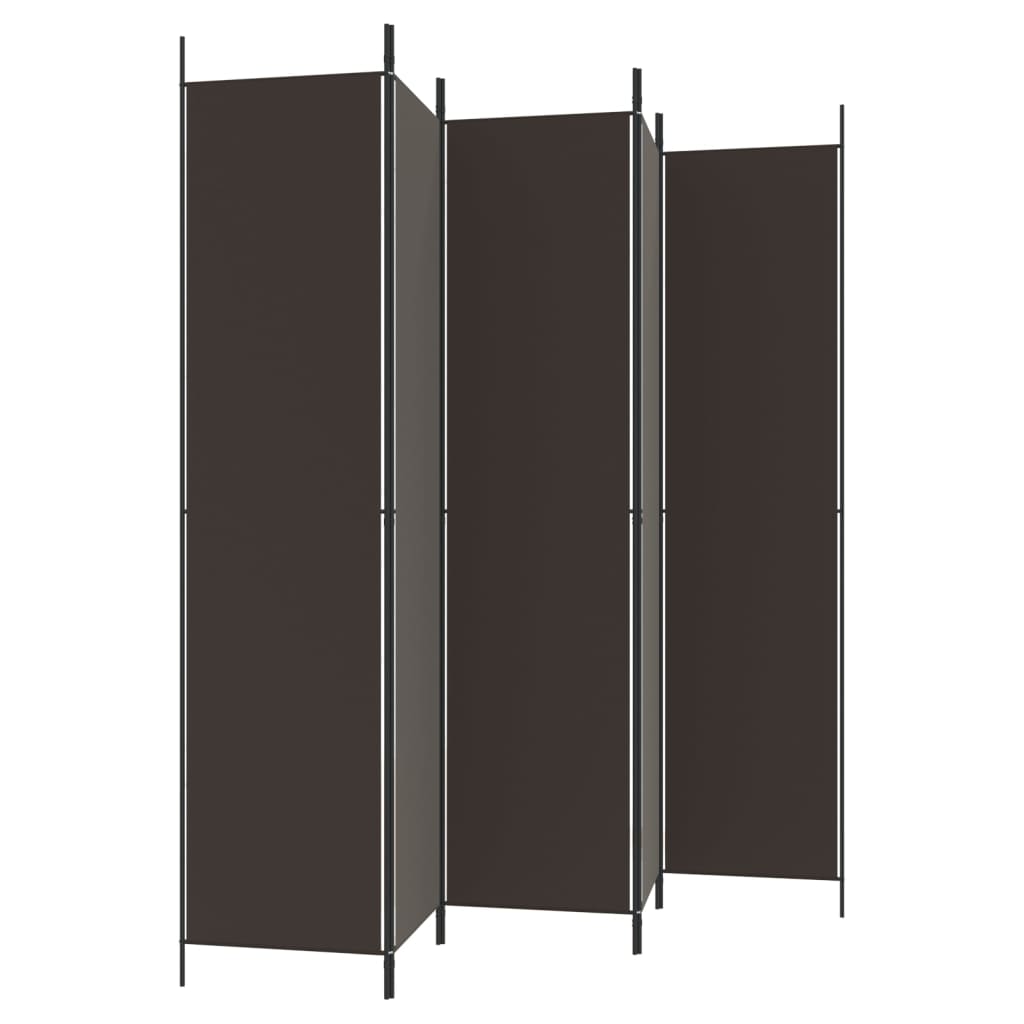 3-teiliger Raumteiler Beige 150 x 220 cm Stoff