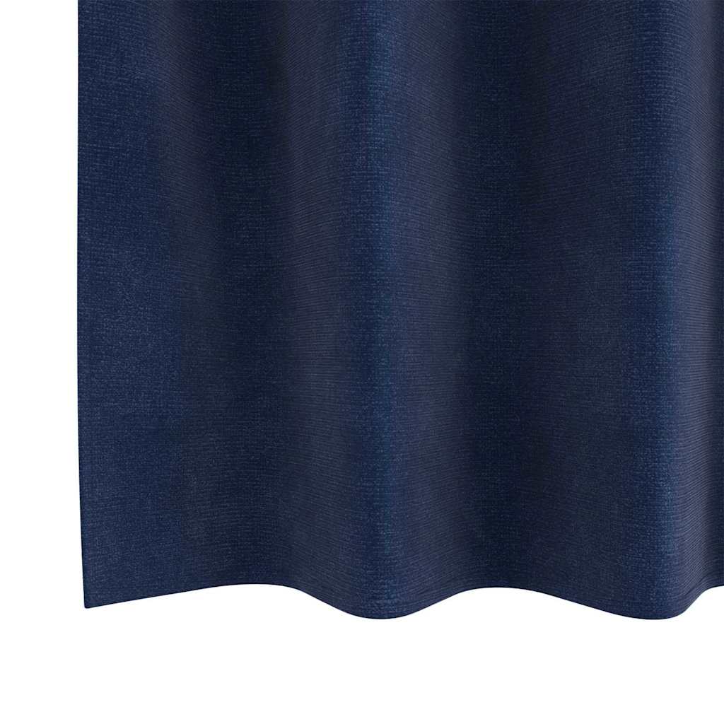 Verdunkelungsvorhänge 2 pcs Schwarz 140 x 140 cm Samt