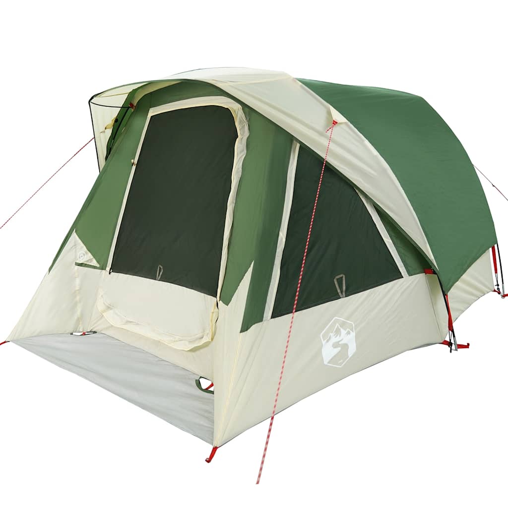 Campingzelt 4 Personen Grün Wasserdicht