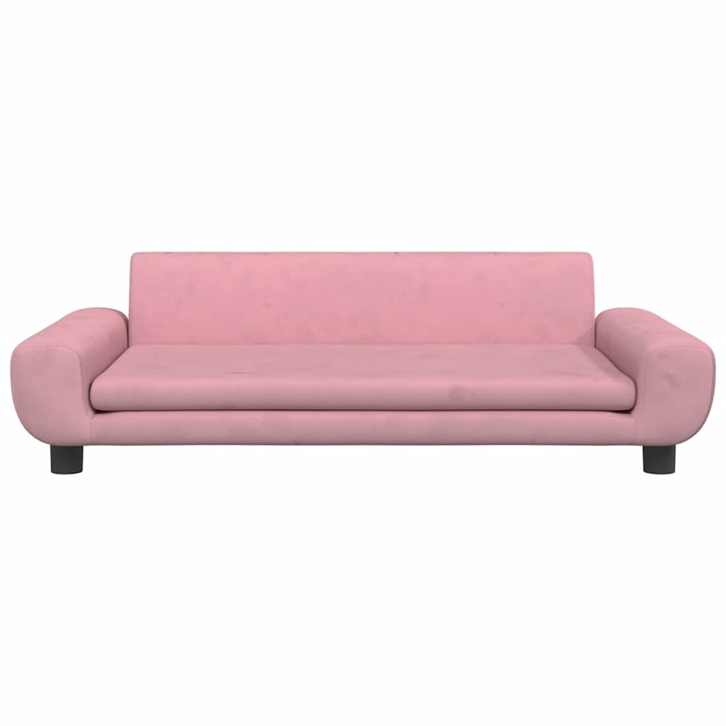 Hundebett Blau 100x54x33 cm Samt