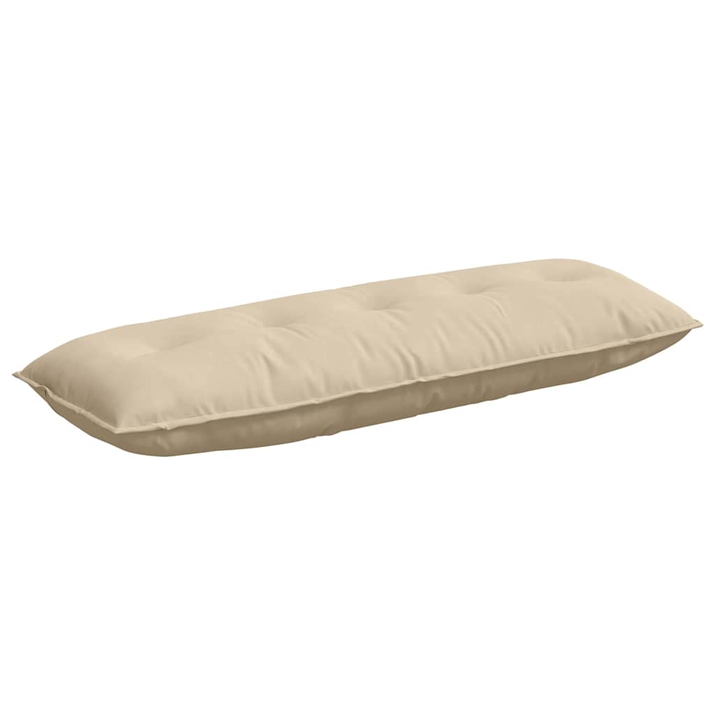 Rückenkissen Taupe 50 x 45 cm Mikrofaserstoff