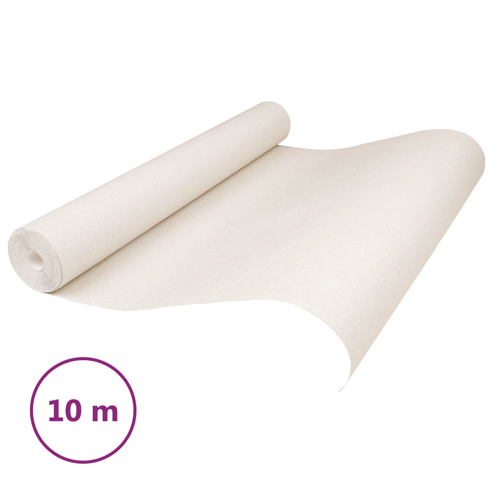 3D Solid Tapete Gestreift Grau 10 x 0,53 m Vliesstoff