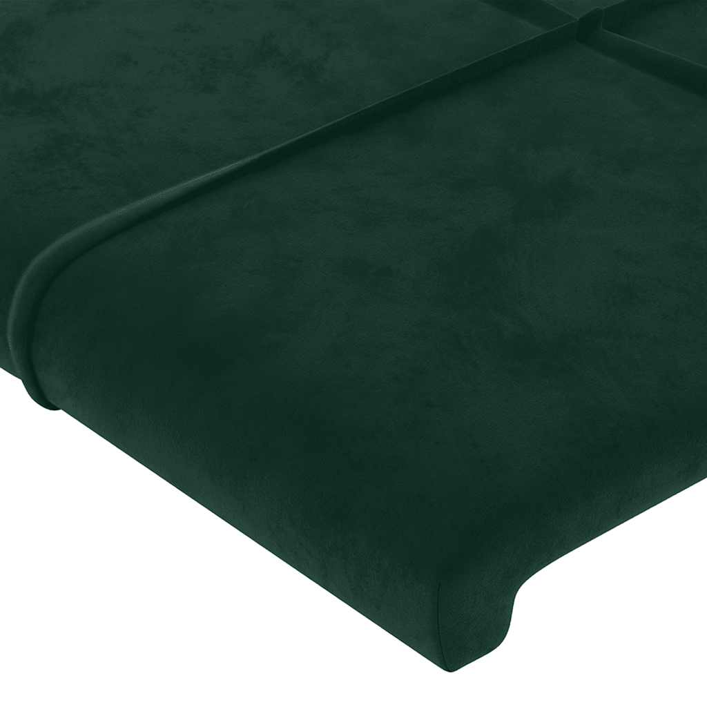 Kopfteil Hellgrau 80x5x118/128 cm Samt