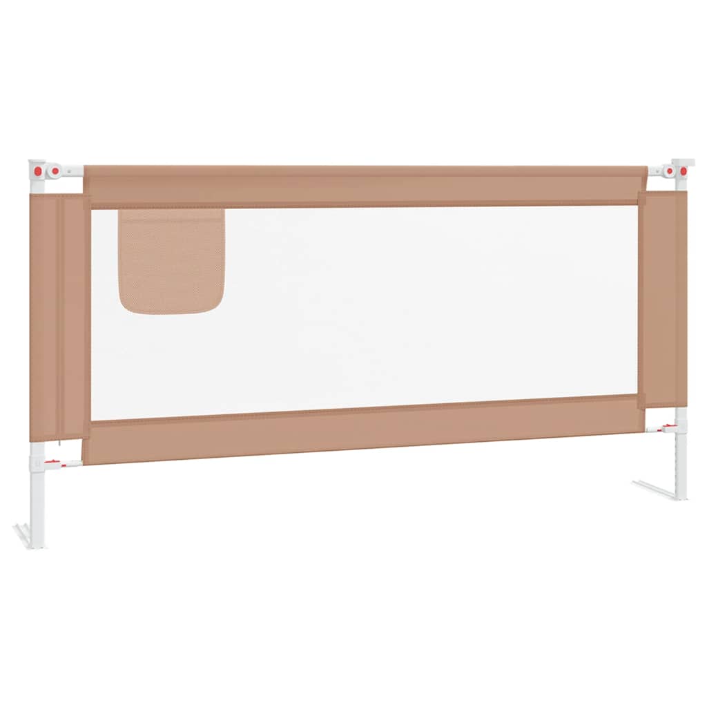 Kleinkind-Bettschutzgitter Grün 90x25 cm Stoff